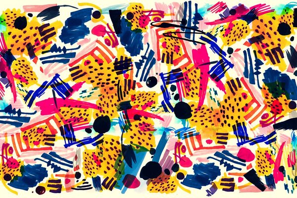 Tapeta pop art abstrakcja