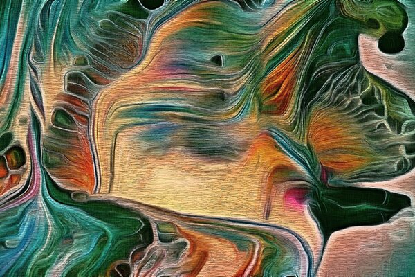 Tapeta psychodeliczna abstrakcja