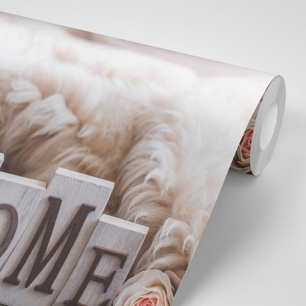 Fototapeta zacisze z napisem Home