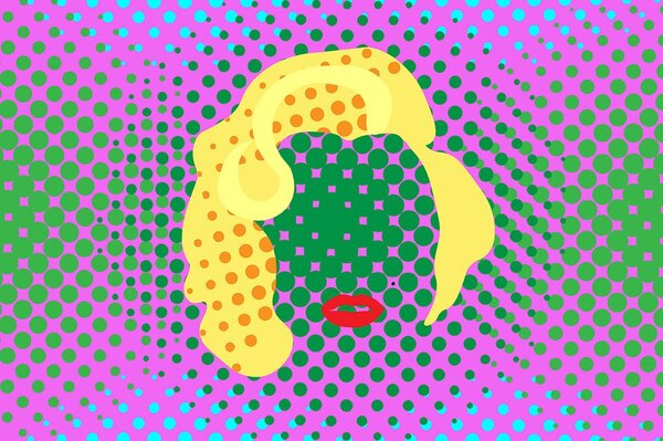 Tapeta Marilyn Monroe w stylu pop art