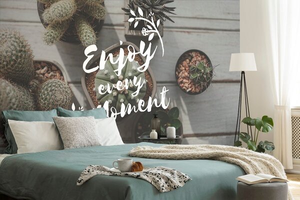 Tapeta z cytatem - Enjoy every moment