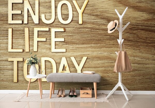 Tapeta z cytatem - Enjoy life today