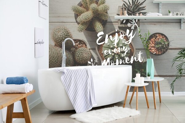 Tapeta z cytatem - Enjoy every moment