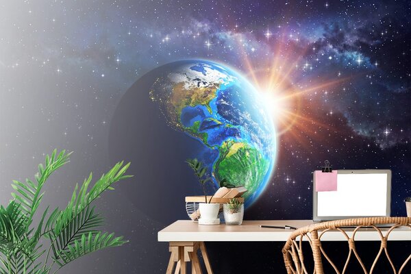 Tapeta niebieska planeta Ziemia