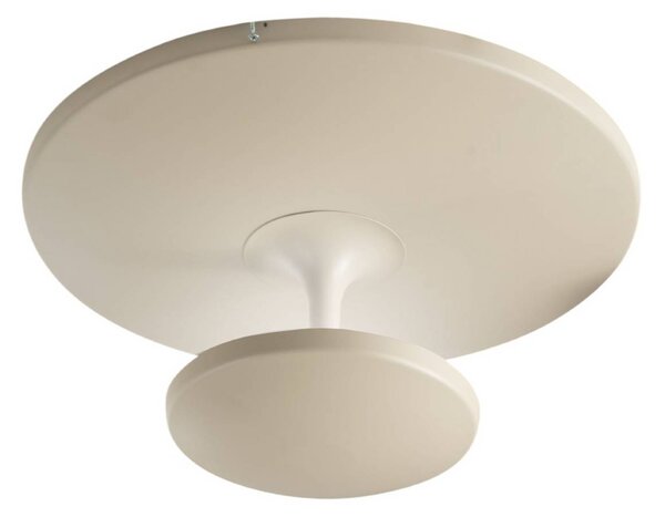 Fabas Luce Lampa sufitowa LED Conrad, możliwość ściemniania, kremowy / amber, salon / jadalnia, metal, nowoczesny