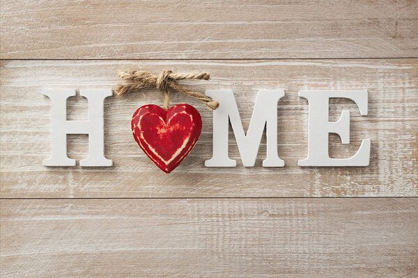 Tapeta z napisem Home