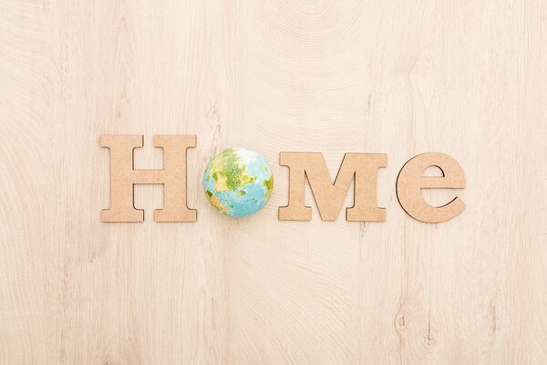 Tapeta z napisem eko Home