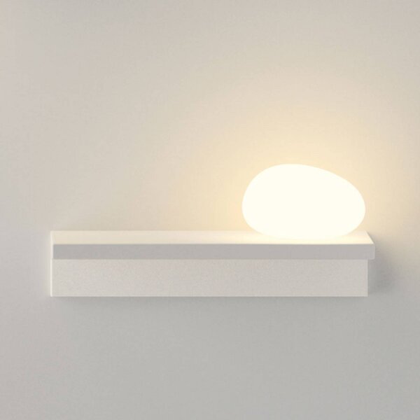 Vibia Kinkiet LED Suite, biały / opal, salon / jadalnia, tworzywo sztuczne, design