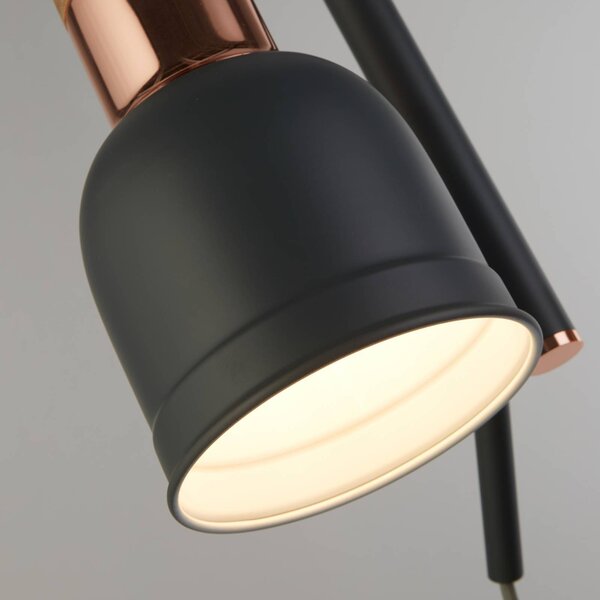 Searchlight Lampa wisząca Barham, możliwość ściemniania, aluminiowy / szary / cynkowy, salon / jadalnia, metal, nowoczesny