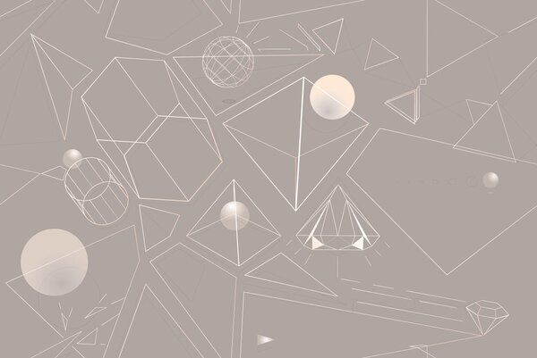 Tapeta abstrakcyjna geometria