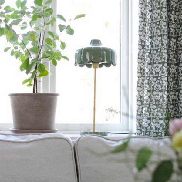 PR Home Lampa stołowa Wells, zielony, salon / jadalnia, metal