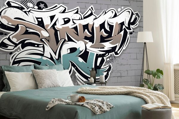 Tapeta z napisem Street Art