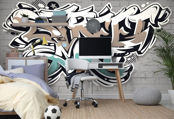 Tapeta z napisem Street Art