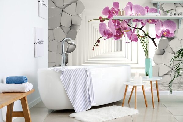 Tapeta futurystyczna orchidea