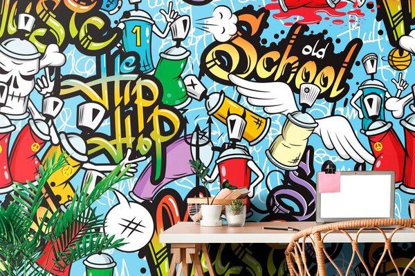 Tapeta wesoły street art