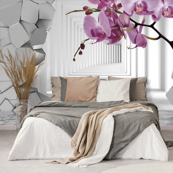 Tapeta futurystyczna orchidea