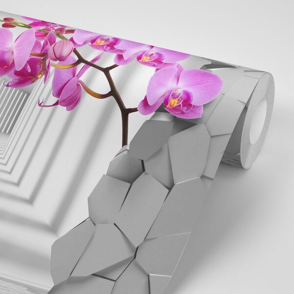 Tapeta futurystyczna orchidea