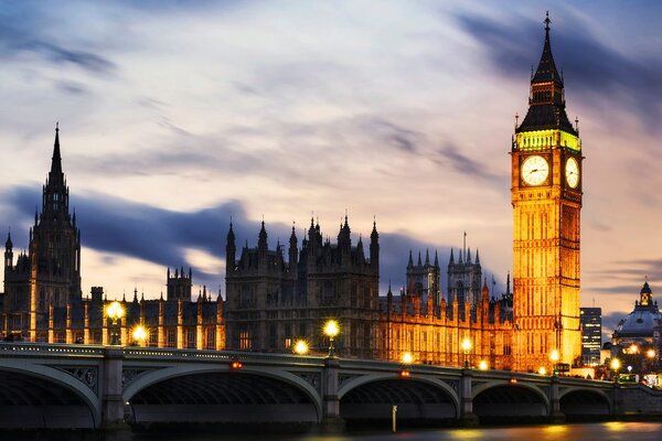 Fototapeta Big Ben nocą w Londynie