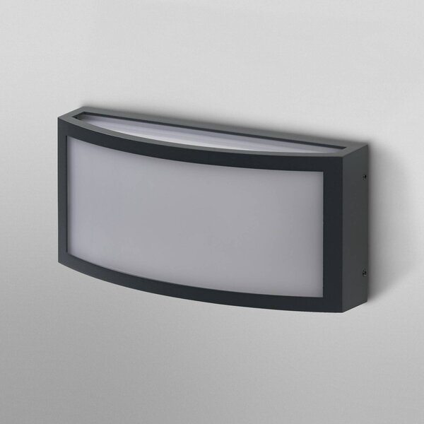 OSRAM Kinkiet zewnętrzny ENDURA CLASSIC CUADRA, możliwość ściemniania, aluminiowy / szary / cynkowy, aluminium, nowoczesny