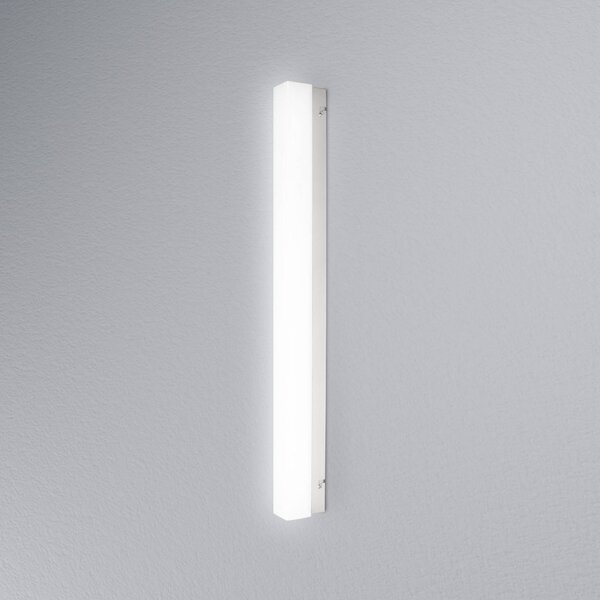 OSRAM Kinkiet SQUARE, biały / opal, łazienka, aluminium, nowoczesny