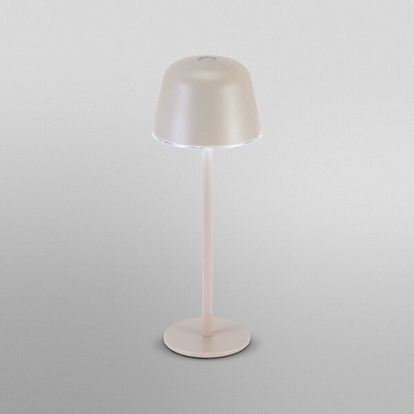 OSRAM Lampa stołowa LED ENDURA STYLE, beżowa 30 cm IP44 CCT możliwość ściemniania, kremowy / amber, aluminium, nowoczesny