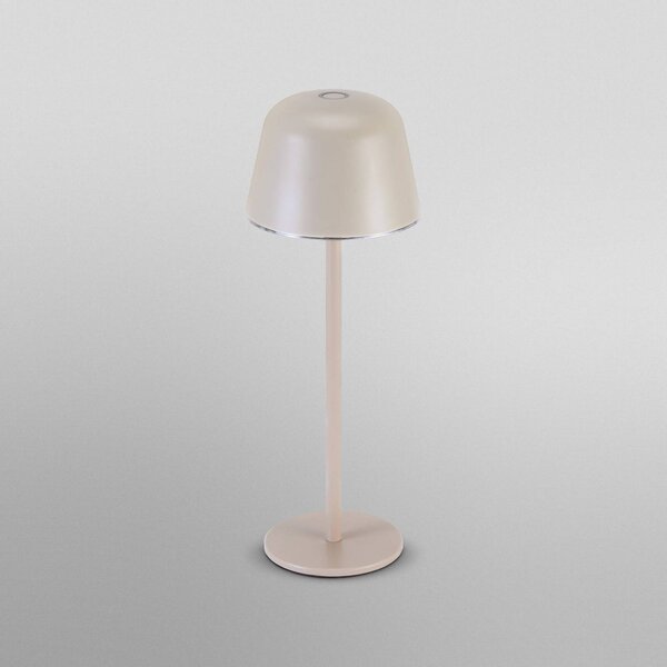 OSRAM Lampa stołowa LED ENDURA STYLE, beżowa 30 cm IP44 CCT możliwość ściemniania, kremowy / amber, aluminium, nowoczesny