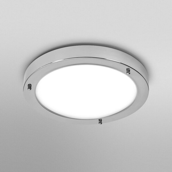 OSRAM Lampa sufitowa BATHROOM, możliwość ściemniania, chromowy / srebrny, łazienka, metal, nowoczesny