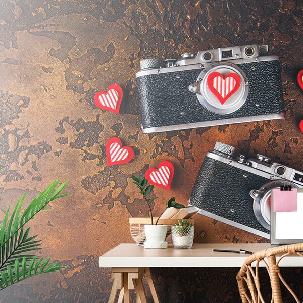 Fototapeta retro aparat fotograficzny