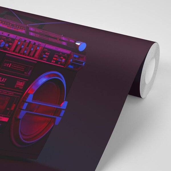Fototapeta disco radio z lat 90
