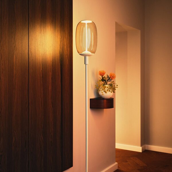 OSRAM Lampa stojąca DECOR STICK, kremowy / amber, salon / jadalnia, metal, nowoczesny