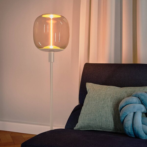 OSRAM Lampa stojąca DECOR STICK, kremowy / amber, salon / jadalnia, metal, nowoczesny