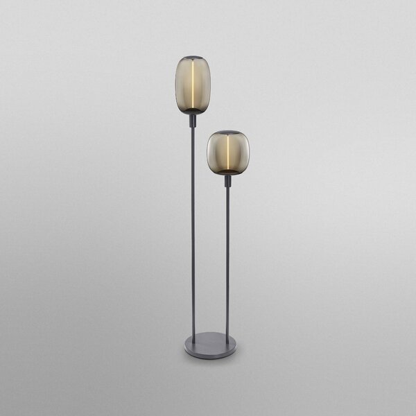 OSRAM Lampa stojąca DECOR STICK, aluminiowy / szary / cynkowy, salon / jadalnia, metal, nowoczesny