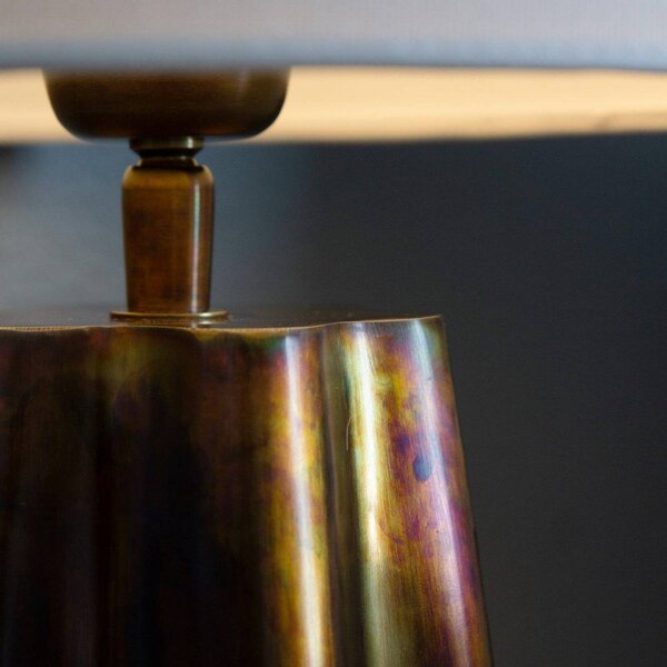 PR Home Lampa stołowa Aira, mosiężny / złoty, salon / jadalnia, metal