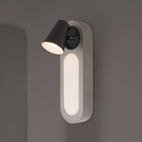OSRAM Kinkiet LED NEPTUNE, biały / opal, salon / jadalnia, metal, nowoczesny