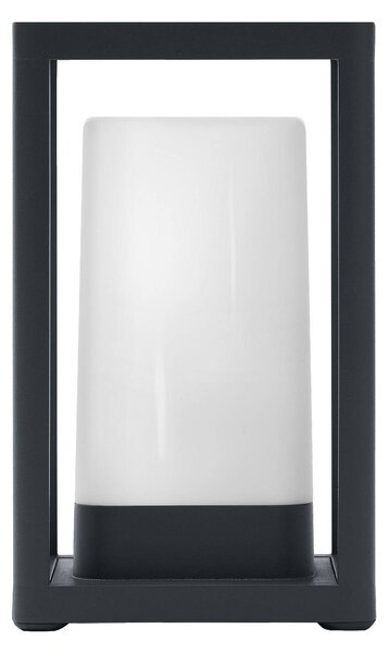 OSRAM SMART+ WiFi lampa stołowa LED-Akku FRAME, ciemnoszara IP44 możliwość ściemniania, aluminiowy / szary / cynkowy, aluminium, nowoczesny