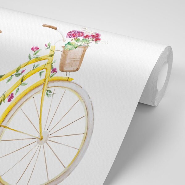 Tapeta ilustracja rower retro
