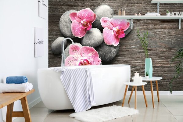 Fototapeta Kompozycja Zen z orchideą
