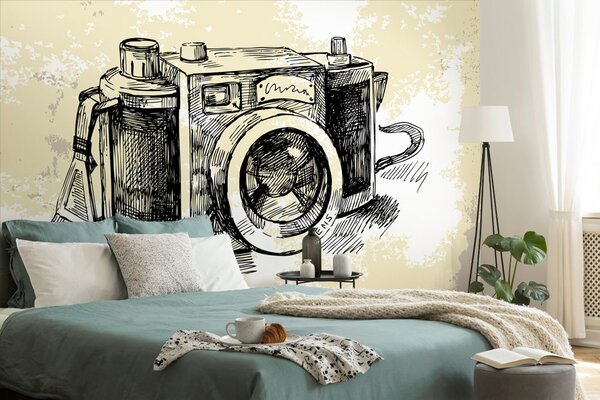 Tapeta retro aparat