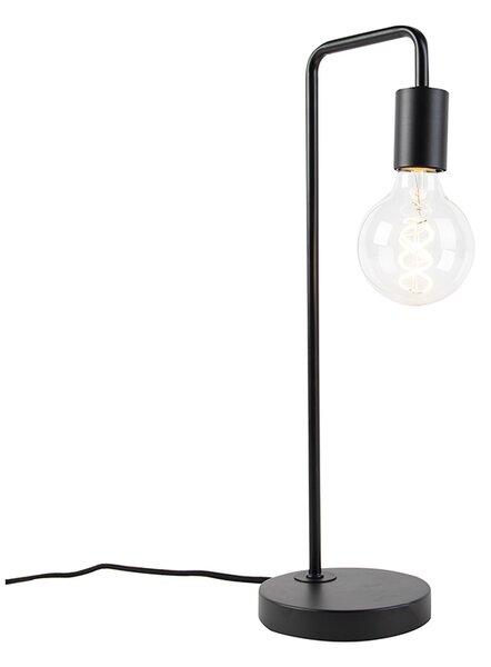 Nowoczesna czarna lampa stołowa - Facil Oswietlenie wewnetrzne