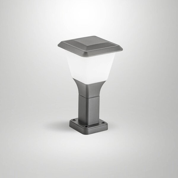 Fabas Luce Lampa ogrodowa stojąca Lena, możliwość ściemniania, czarny, aluminium, nowoczesny