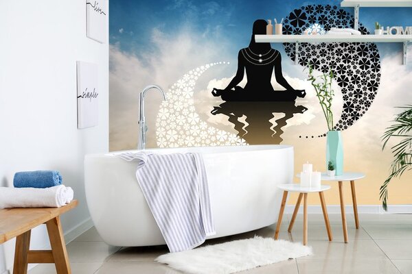 Tapeta yin i yang joga