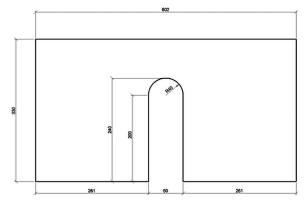 Biała szafka pod umywalkę bez baterii 61x65 cm Set 923 – Pelipal