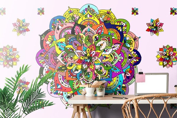 Tapeta kolorowa Mandala