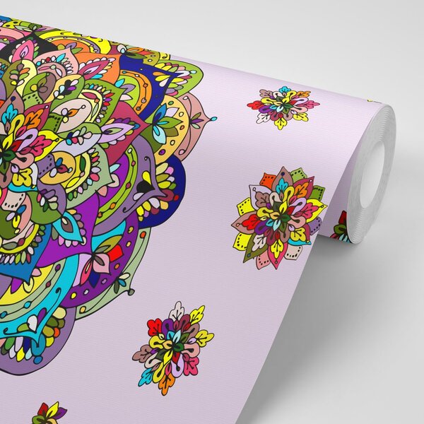 Tapeta kolorowa Mandala