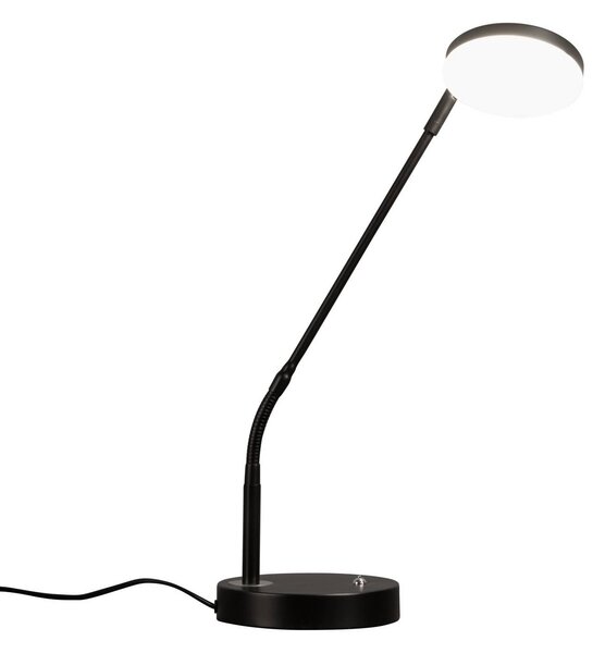 FISCHER & HONSEL Lampa stołowa LED Sorento, możliwość ściemniania, czarny, salon / jadalnia, metal, nowoczesny