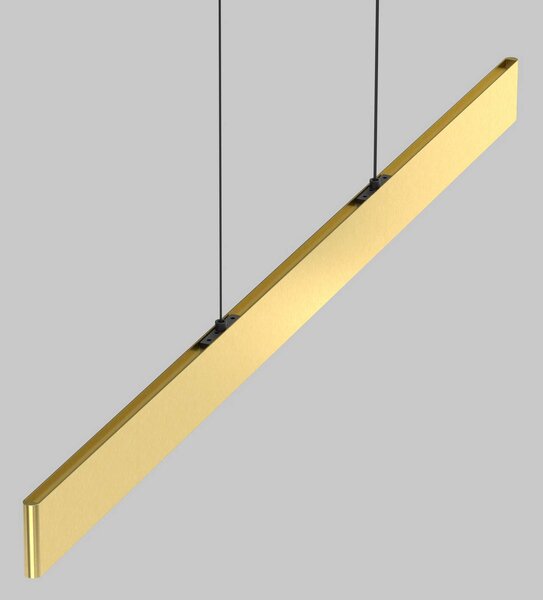 Maytoni Lampa wisząca Ephoria, możliwość ściemniania, mosiężny / złoty, salon / jadalnia, aluminium