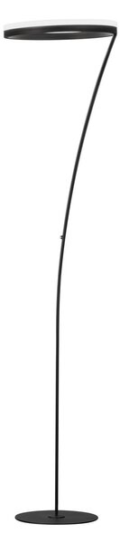 FISCHER & HONSEL Lampa stojąca LED Sirko, możliwość ściemniania, czarny, salon / jadalnia, metal, nowoczesny