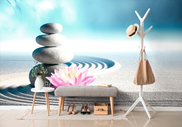 Tapeta wellness kamienie