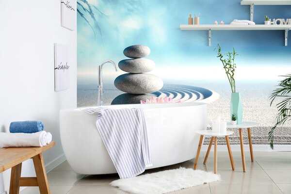 Tapeta wellness kamienie