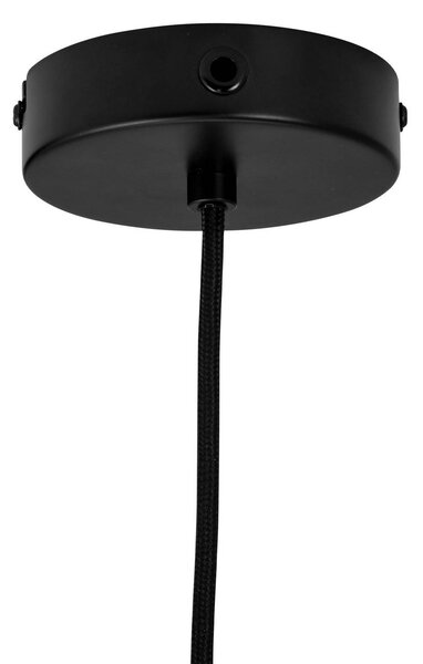 Dyberg Larsen Lampa wisząca designerska Kay, możliwość ściemniania, czarny, salon / jadalnia, metal, design
